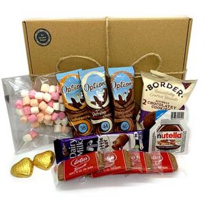hot chocolate letter box gift box